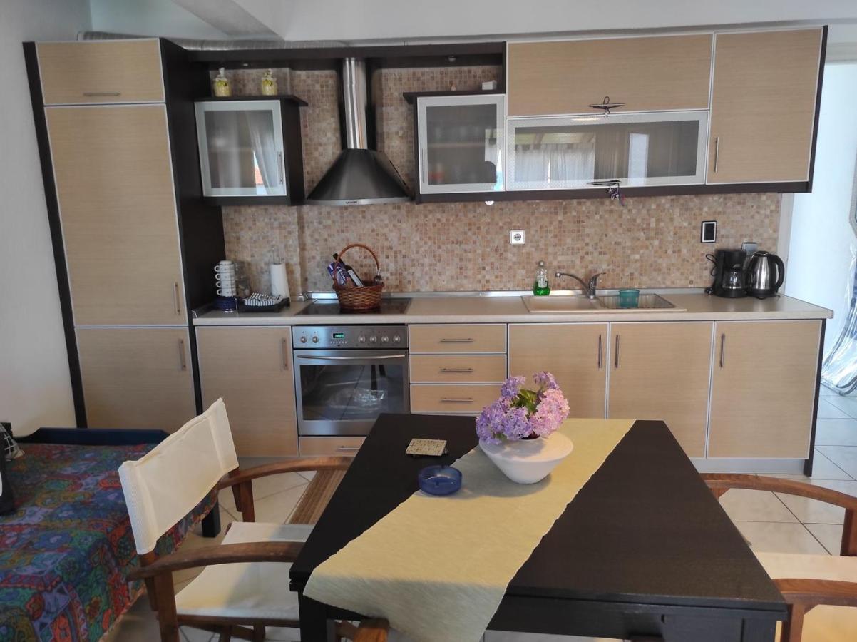Beach Front Apartment In Pefkochori Buitenkant foto